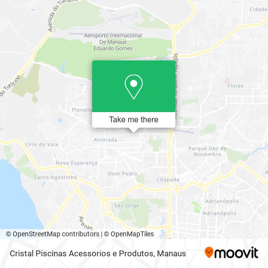 Cristal Piscinas Acessorios e Produtos map