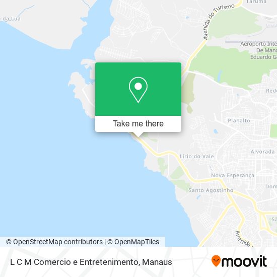 L C M Comercio e Entretenimento map