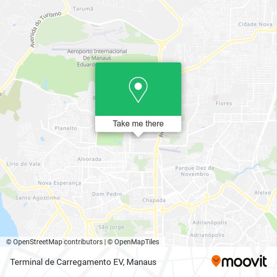 Terminal de Carregamento EV map