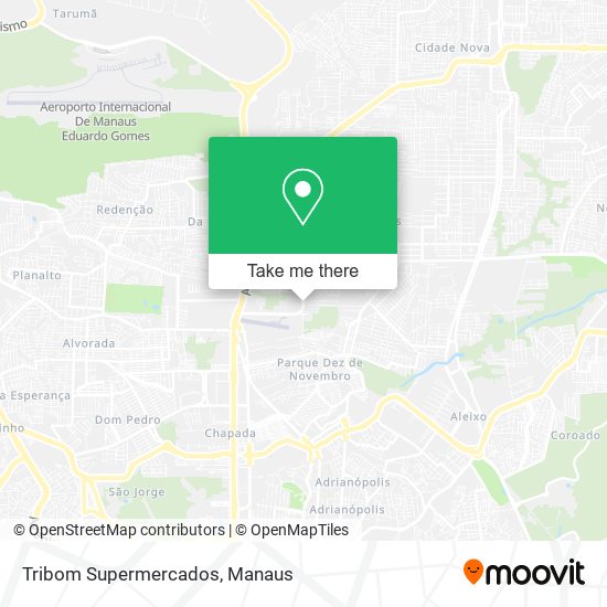 Tribom Supermercados map