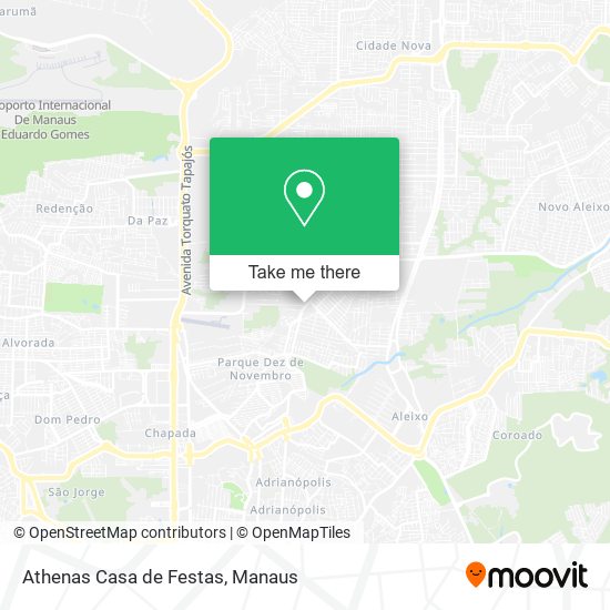 Athenas Casa de Festas map