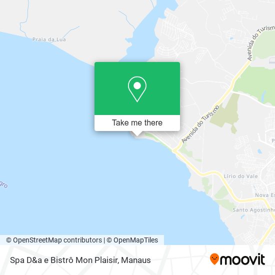 Spa D&a e Bistrô Mon Plaisir map