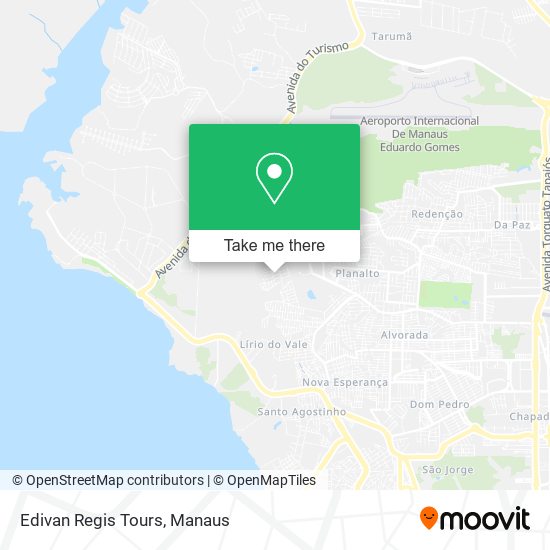 Edivan Regis Tours map