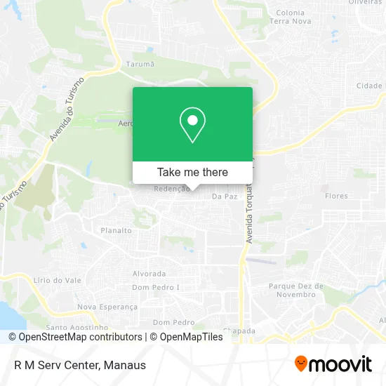 R M Serv Center map