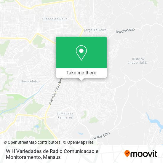 Mapa W H Variedades de Radio Comunicacao e Monitoramento