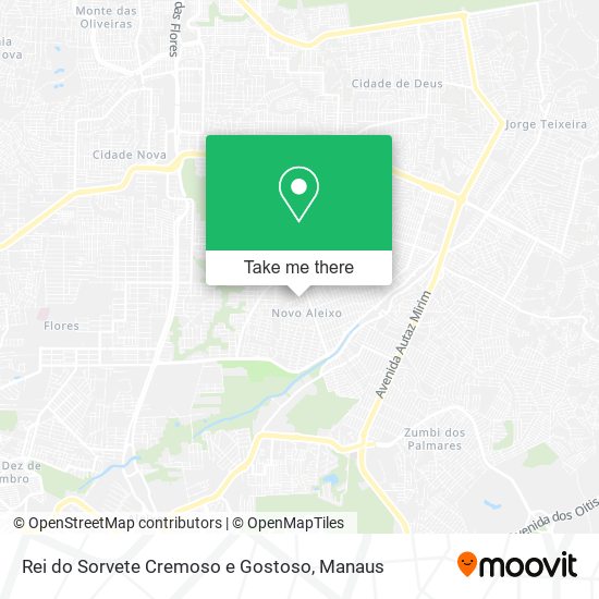 Rei do Sorvete Cremoso e Gostoso map