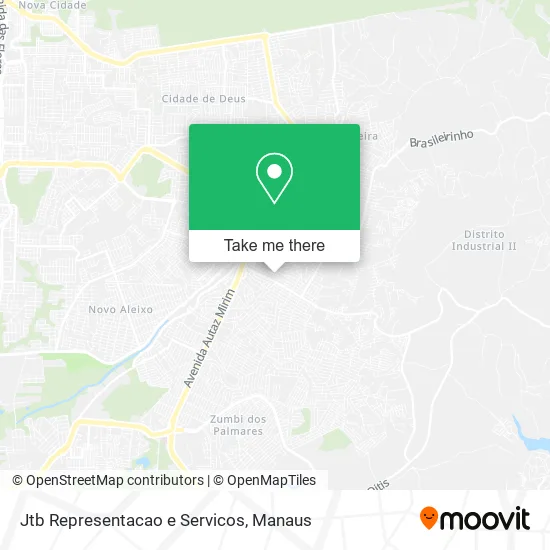 Jtb Representacao e Servicos map