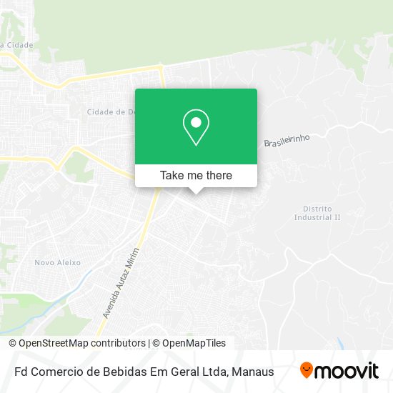 Fd Comercio de Bebidas Em Geral Ltda map