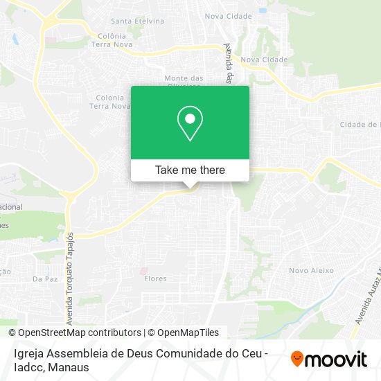 Mapa Igreja Assembleia de Deus Comunidade do Ceu - Iadcc