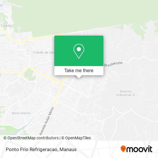 Ponto Frio Refrigeracao map