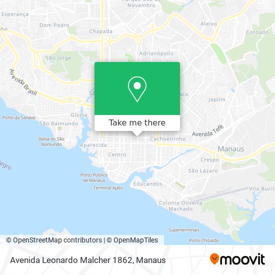 Mapa Avenida Leonardo Malcher 1862