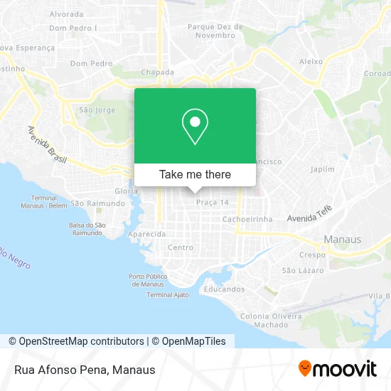 Rua Afonso Pena map