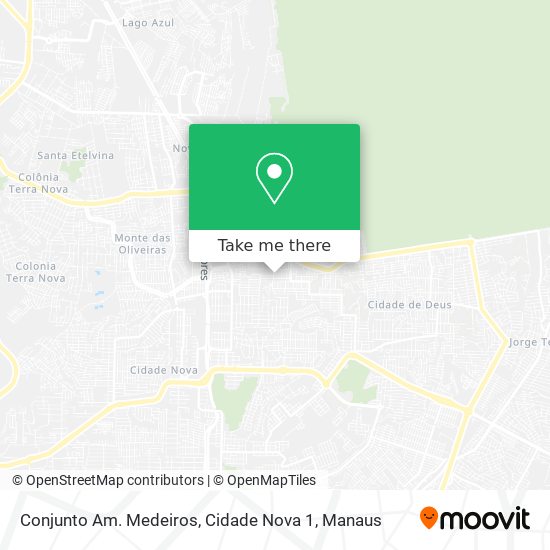 Conjunto Am. Medeiros, Cidade Nova 1 map