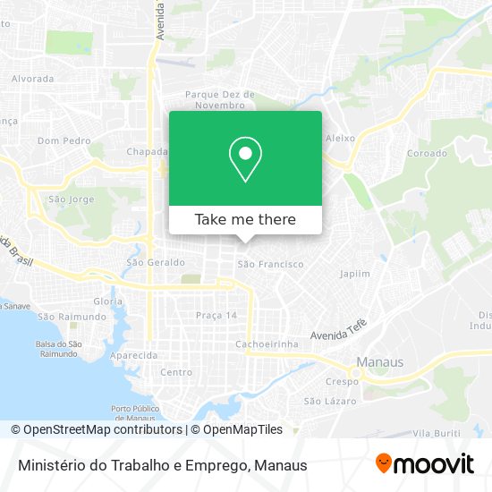 Ministério do Trabalho e Emprego map