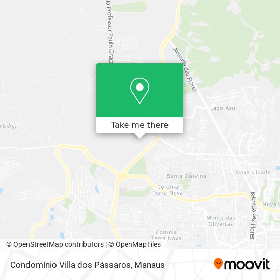 Condomínio Villa dos Pássaros map