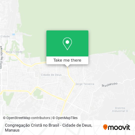 Congregação Cristã no Brasil - Cidade de Deus map