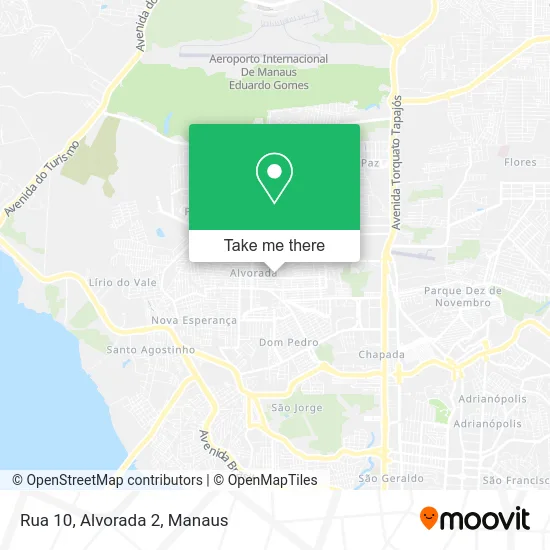 Rua 10, Alvorada 2 map