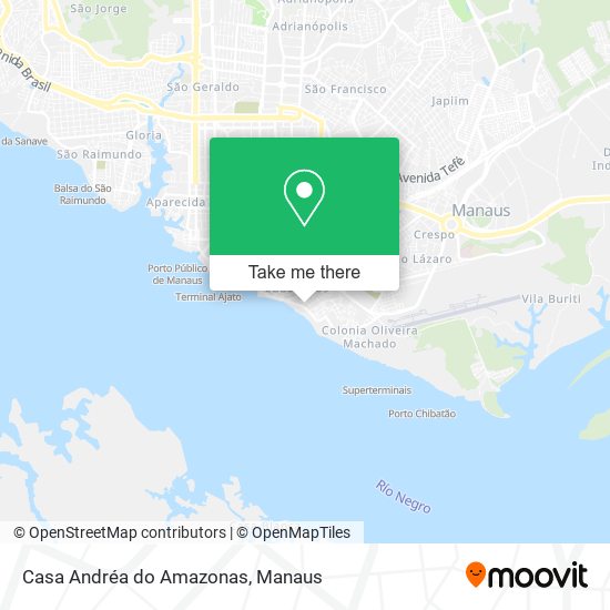 Mapa Casa Andréa do Amazonas
