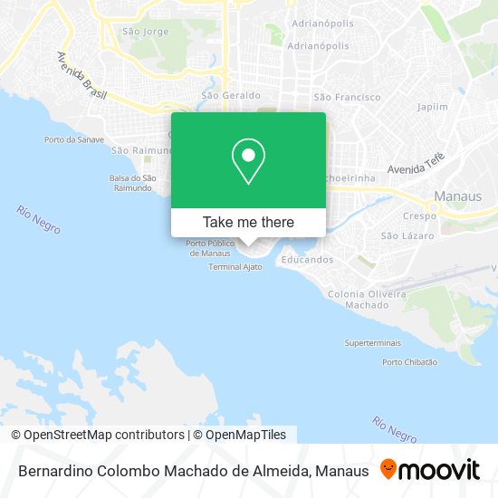 Bernardino Colombo Machado de Almeida map