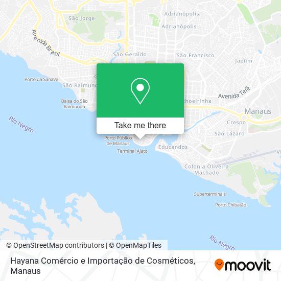 Hayana Comércio e Importação de Cosméticos map