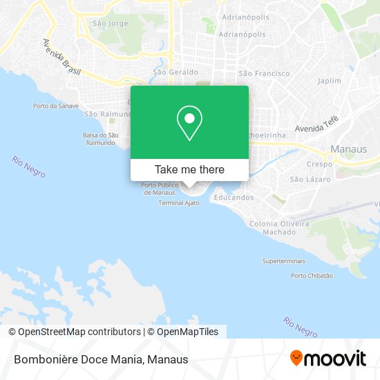 Bombonière Doce Mania map