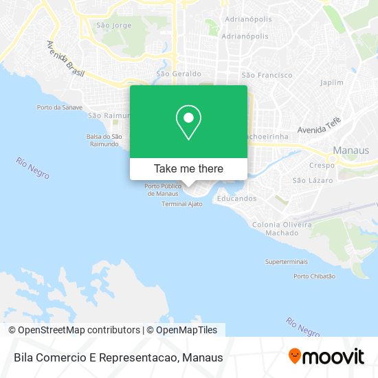 Bila Comercio E Representacao map