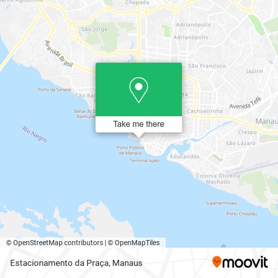 Estacionamento da Praça map