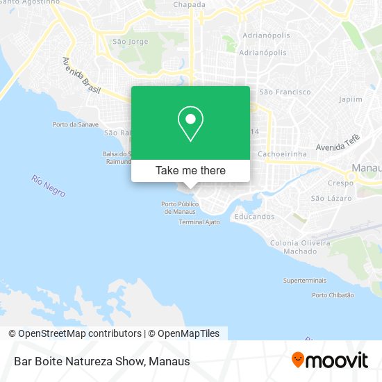 Bar Boite Natureza Show map