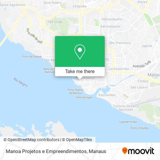 Manoa Projetos e Empreendimentos map
