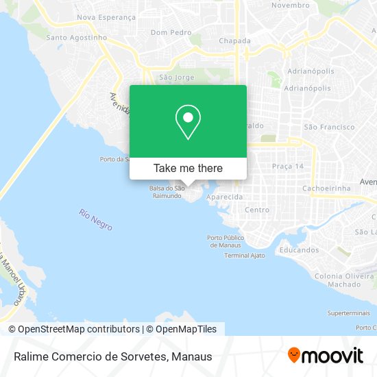 Mapa Ralime Comercio de Sorvetes