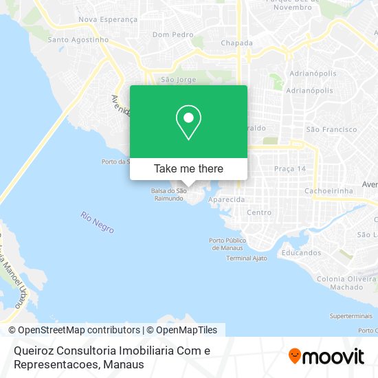 Mapa Queiroz Consultoria Imobiliaria Com e Representacoes