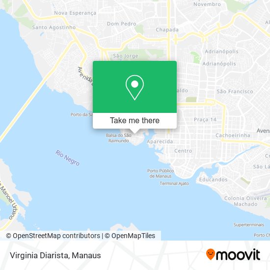 Virginia Diarista map