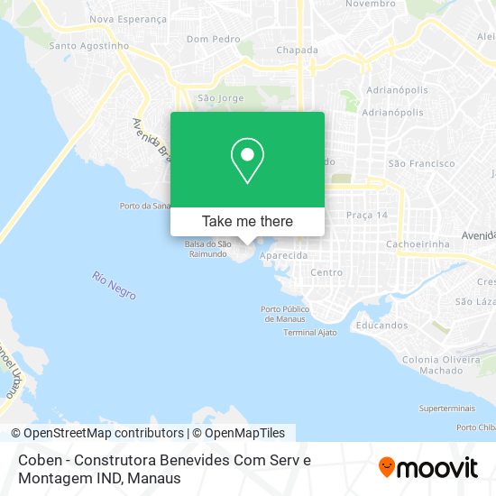 Mapa Coben - Construtora Benevides Com Serv e Montagem IND