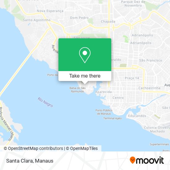 Santa Clara map