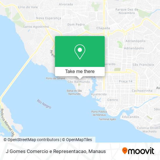 J Gomes Comercio e Representacao map