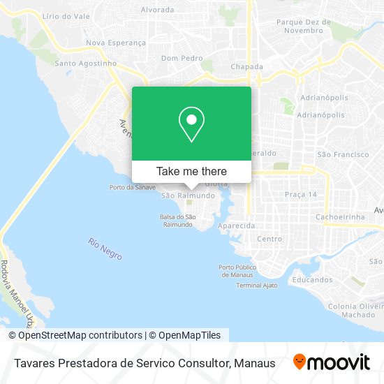 Tavares Prestadora de Servico Consultor map