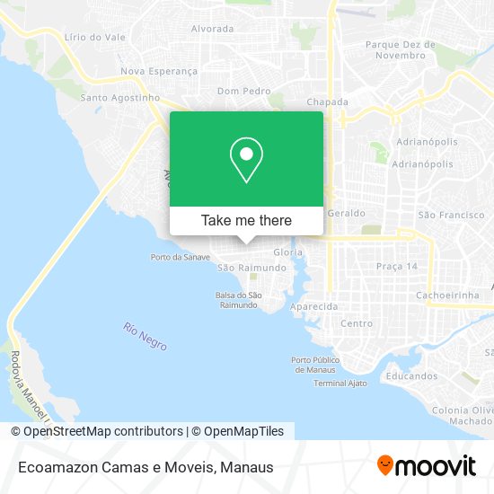 Mapa Ecoamazon Camas e Moveis