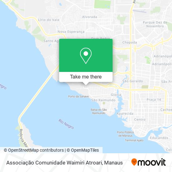 Associação Comunidade Waimiri Atroari map