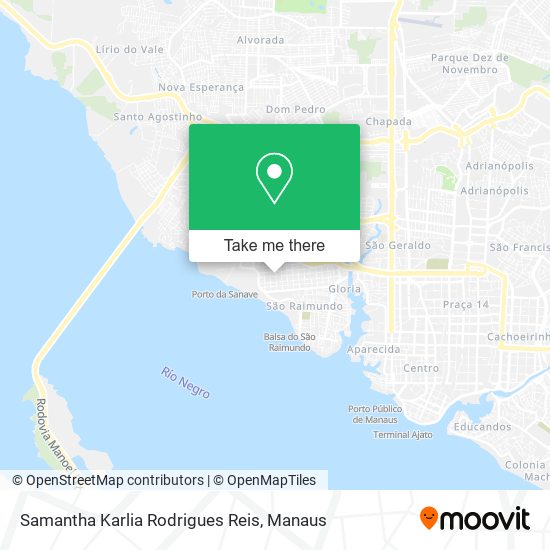 Samantha Karlia Rodrigues Reis map