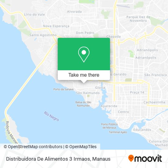 Distribuidora De Alimentos 3 Irmaos map