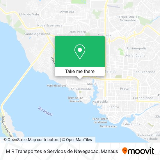 M R Transportes e Servicos de Navegacao map
