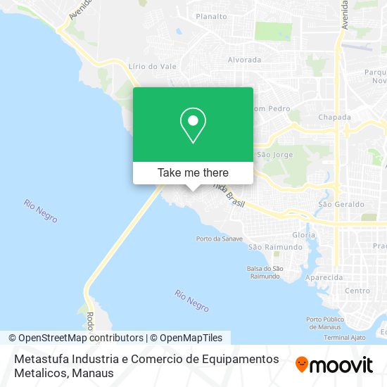 Mapa Metastufa Industria e Comercio de Equipamentos Metalicos