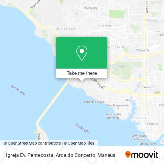 Igreja Ev. Pentecostal Arca do Concerto map