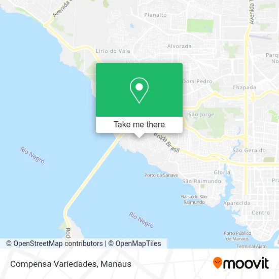 Compensa Variedades map