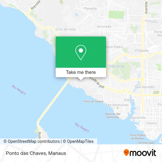 Ponto das Chaves map