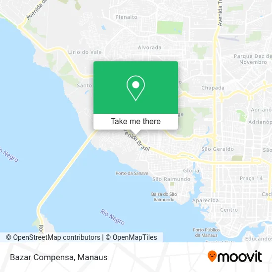 Bazar Compensa map