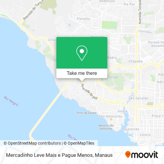 Mercadinho Leve Mais e Pague Menos map