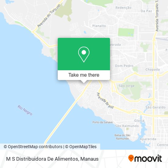 M S Distribuidora De Alimentos map