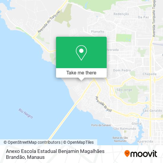 Anexo Escola Estadual Benjamin Magalhães Brandão map