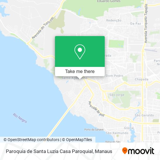 Paroquia de Santa Luzia Casa Paroquial map